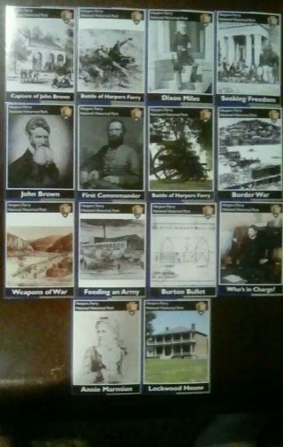 Harpers Ferry National Park Nps Civil War To Civil Rights Trading Cards Set