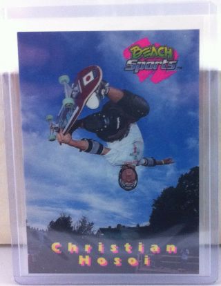 1992 Beach Sports Prototype 7 Christian Hosoi Skateboarding Promo