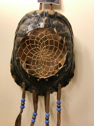 Artist Neisen - Ojibway Turtle Dream Catcher 6 " X 7 " See The Pictures