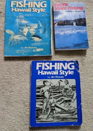 Fishing Hawaii Style,  Volume 1 & 3 Rizzuto Pacific Fishing Sakamoto