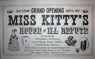 (240l) Old West Saloon Miss Kitty 