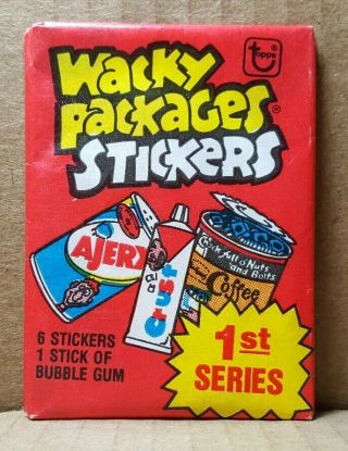 1979 Topps Wacky Packages Series 1 Wax Pack And Card 66 (f - 2)