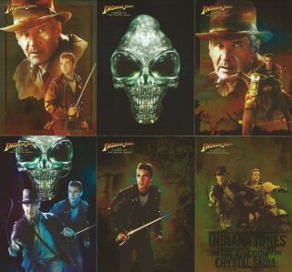 2008 Topps Indiana Jones The Kingdom Of The Crystal Skull Kotcs 10 Card Foil Set