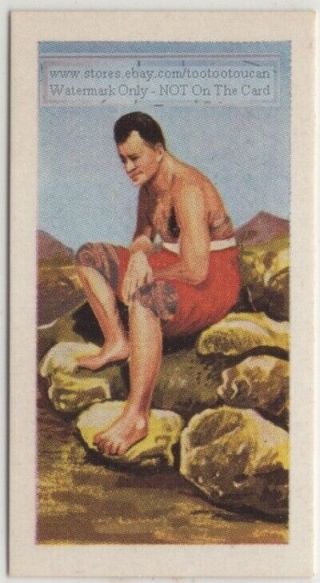 Pacific Islanders Samoan Tattooing Vintage Trade Ad Card