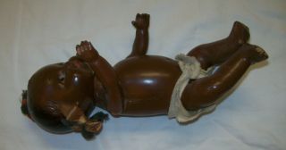 Antique Black Americana Composition Baby Doll Jointed 12 