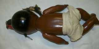 Antique Black Americana Composition Baby Doll Jointed 12 