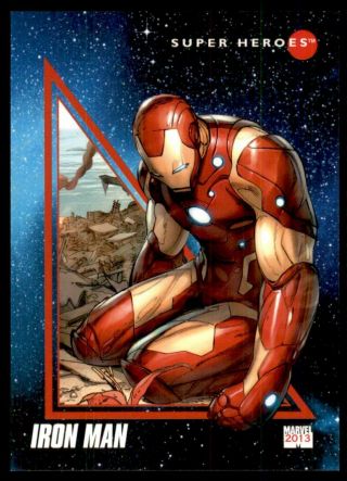 2013 Fleer Retro Marvel 1992 Impel Marvel Universe 7 Iron Man