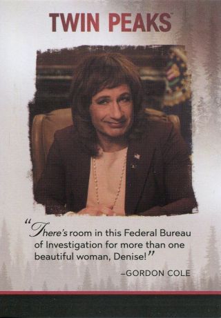 Twin Peaks 2018 Quotable Chase Card Q11
