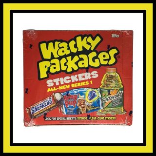 Topps 2004 Wacky Packages All Series 1 Box 24 Packs Per Box Pristine