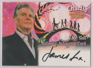 Charlie And The Chocolate Factory Artbox 2005 Autograph Card Auto James Fox