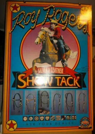 Roy Rogers Show Tack Advertising Poster 3x2 