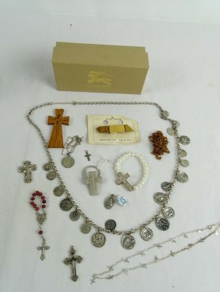 Jewellery - Womens Religious Items Inc Pendants necklaces rosary Touch Wood 2