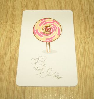 Twice 3rd Mini Album Coaster LANE1 TT Base MoMo Photo Card Official 2