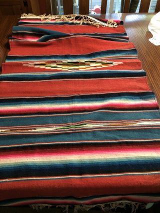 Vintage Native American Blanket / Wallhanging / Table Runner
