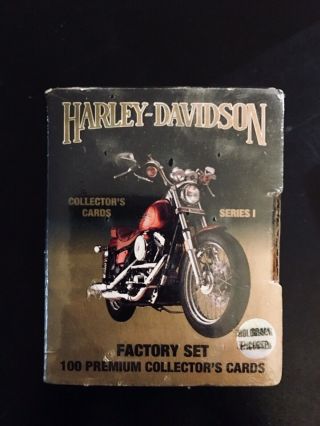 1992 Collect - A - Card Harley - Davidson Series 1 Collector Cards Factory Set (100)