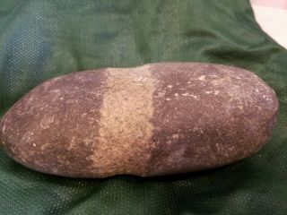 Early Native American Indian Stone Axe Head Full Groove Fremont Wy Shoshone