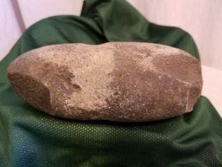 EARLY NATIVE AMERICAN INDIAN STONE AXE HEAD FULL GROOVE FREMONT WY SHOSHONE 6