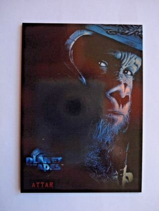 2001 Topps Planet Of The Apes Movie Box Topper Bonus Foil Chase Card 1 Of 6