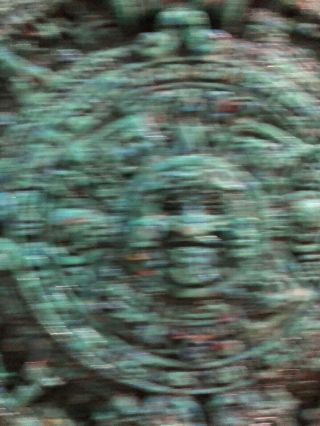 Aztec Solar Sun Stone Calendar Wall Plaque Mayan Maya Inca Sculpture Statue Art 5