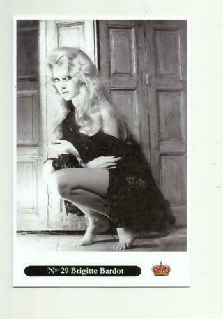 N463) Brigitte Bardot Empire (29) Photo Postcard Film Star Pin Up Glamour