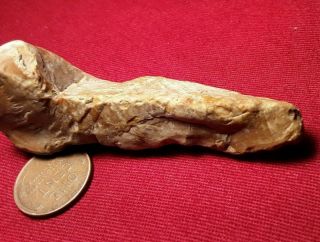 Native American Phallic Penis Shaped Stone Drill Boring Tool Carved Art Effigy 5