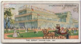 The Great Exhibition London Hyde Park 1851 80,  Y/o Ad Trade Card