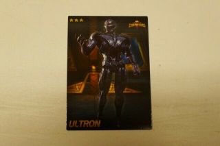 Marvel Contest Of Champions Ultron Card Rare Non - Foil