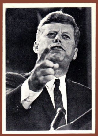 1964 Topps Jfk President John F Kennedy 28 Civil Rights Speech Nm