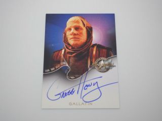 Skybox Star Trek Cinema 2000 Autograph Card A18 Gregg Henry Gallatin
