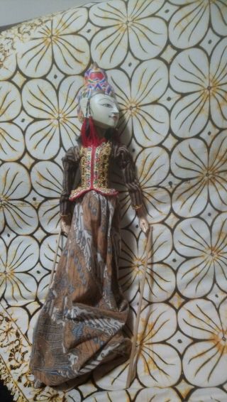Wayang Golek Wooden Indonesian Handmade Puppet 3d
