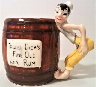 Vintage Trader Dick’s Fine Old Xxx Rum Mug/tankard,  Shafford Japan