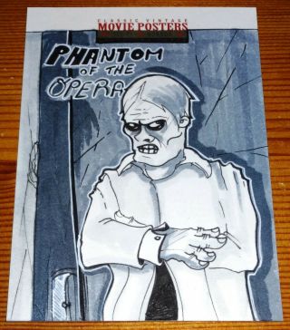 Movie Posters Sci - Fi Horror 2 - Lon Chaney As Phantom Of The Opera By Dave Gacey