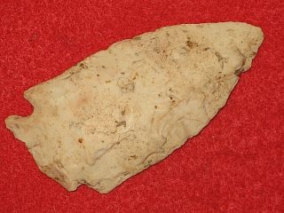 Authentic Native American Artifact Arrowhead 3 - 1/4 " Missouri Kirk C.  N.  Point I6