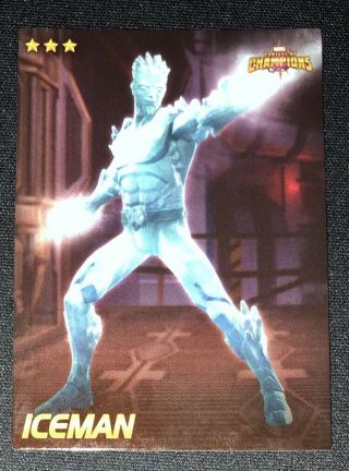 Rare Iceman Series 1 Marvel Contest Of Champions Dave & Buster 