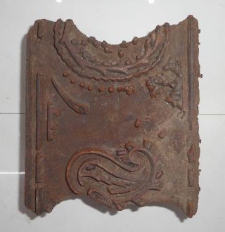 Antique Printing Wood Block Hand Carved For Textile/fabric Border My7052