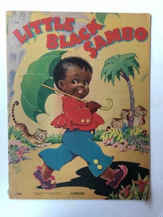 Vintage Little Black Sambo Book