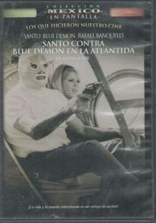 Santo Contra Blue Demon En La Atlantida 1dvd Mexican Edition Multiregion