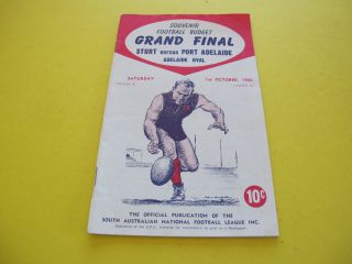 Grand Final 1966 Sturt Versus Port Adelaide Sa Football Budget