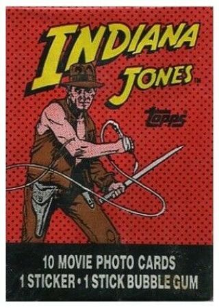 Indiana Jones And The Temple Of Doom 1984 Trading Cards Pack