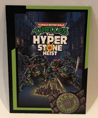 1993 Team Blockbuster Teenage Mutant Ninja Turtles The Hyper Stone Hesit 42