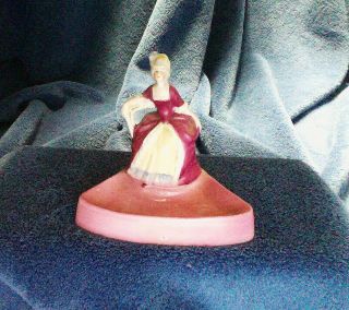Rare Vintage Made In Japan 18th Cent.  Porcelain Figure Lady Ashtray Co.