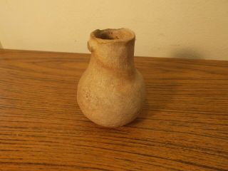 Antique Native American Anasazi Handled Mug/pitcher 1200 B.  P.  4 - 1/2 " Tall