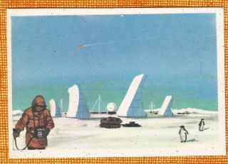 Space Rockets Cards 73 - Arctic Listening Base