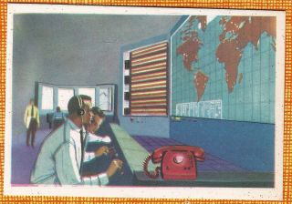 Space Rockets Cards 75 - The Red Telephone Cold War Moscow - Washington Hotline