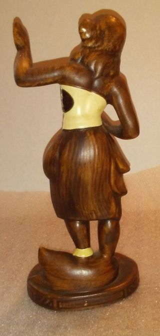 Vintage Treasure Craft Hula Dancer,  Statue,  Hawaii,  Ceramics,  Pottery.  ab 2