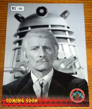Dr Who Dalek Movies Peter Cushing Exclusive Rtp1 Promo Card 85/100 - Unstoppable