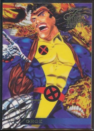 1995 Flair Marvel Annual Trading Card 29 Forge