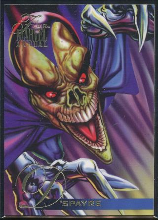 1995 Flair Marvel Annual Trading Card 19 D 