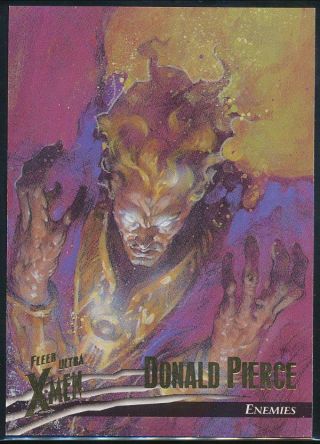 1996 X - Men Ultra Wolverine Trading Card 66 Donald Pierce