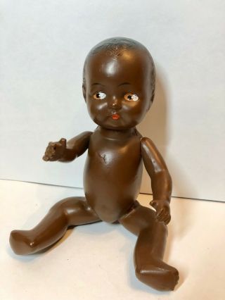 Vintage Early Antique Black Americana Topsy Baby Doll